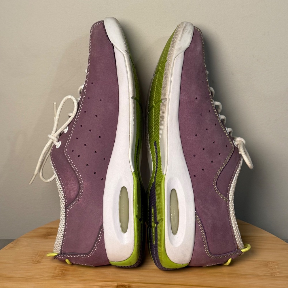 Cole Haan Air Purple Nubuck Leather Casual Oxford Women's Sneakers 6B Laces - Picture 5 of 8